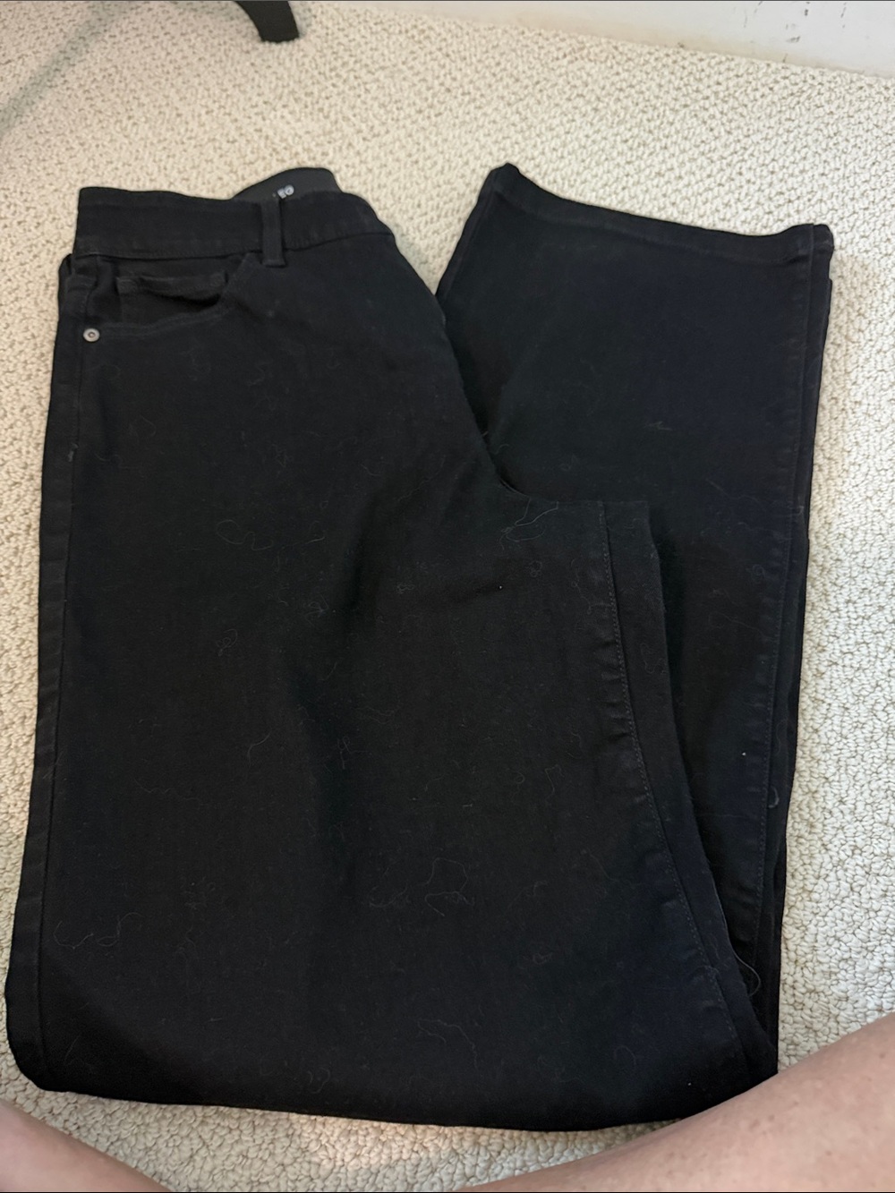 St. John's Bay Black Wide-Leg Pants